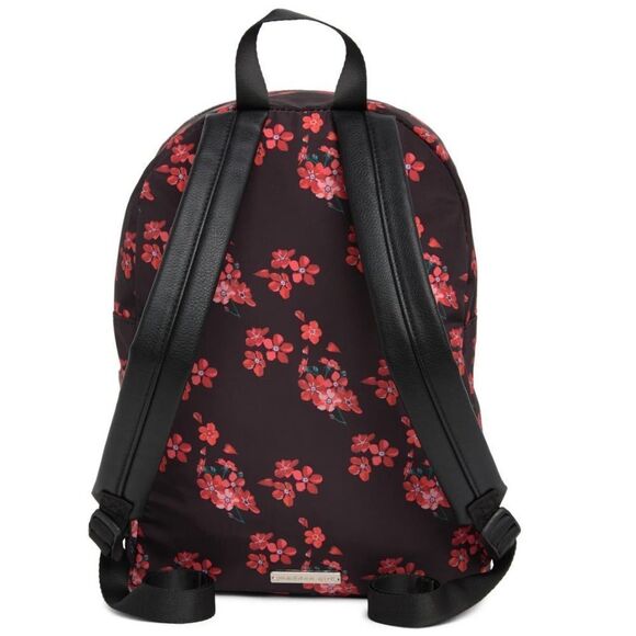 Madden Girl Mini Backpack &‎ Pouch Bag, Lightweight, Black Red Floral, NWT - Picture 5 of 14